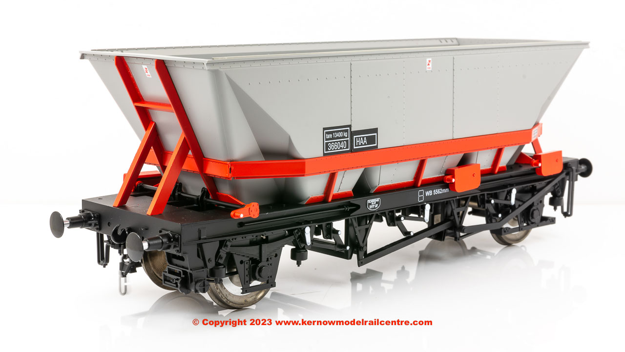 7F-048-012 Dapol MGR HAA Coal Wagon (Red Cradle) number 366040